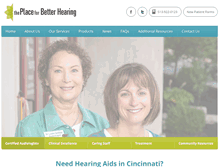 Tablet Screenshot of hearingbetter.net